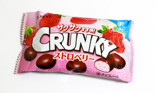 Lotte Хрустящие шоколадные шарики с клубникой Crunky Pop Joy Strawberry 32 гр